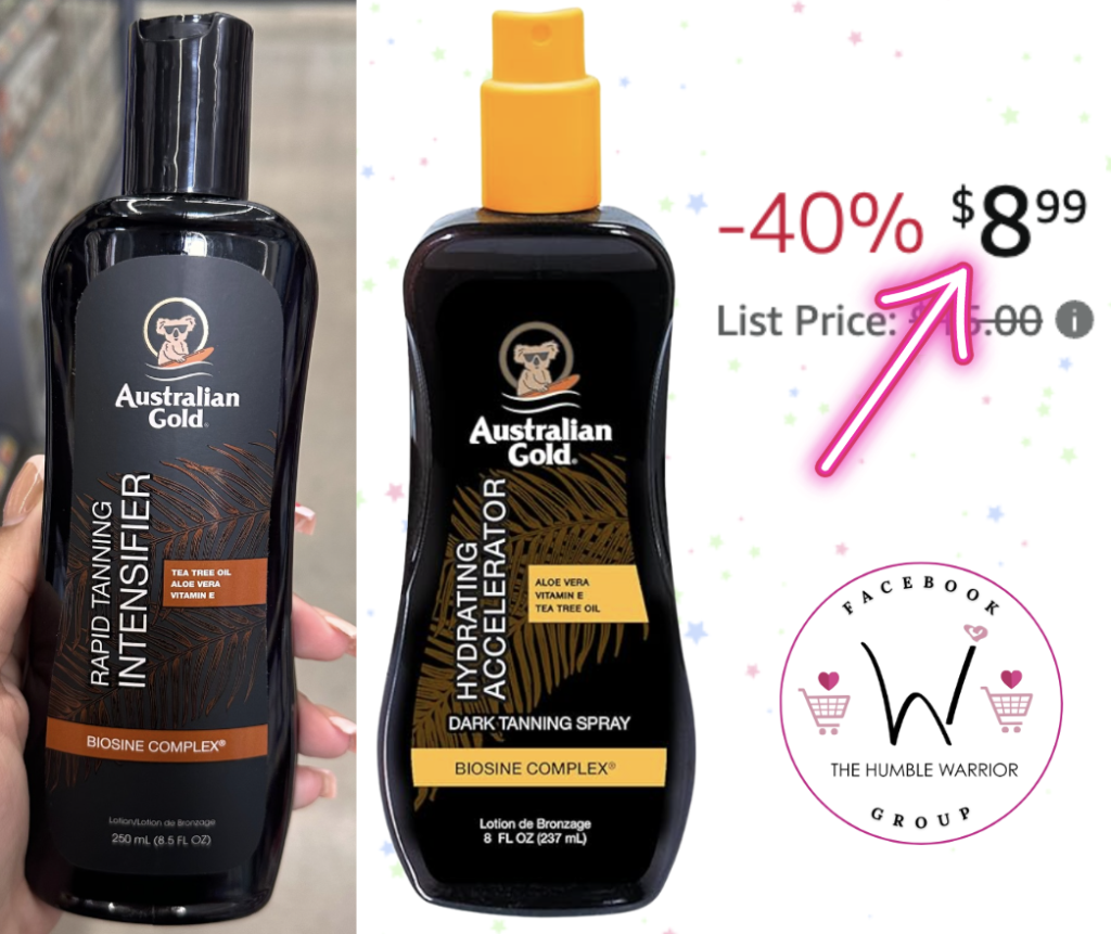 Australian Gold Dark Tanning Accelerator Spray Gel!